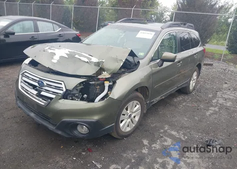 2016 Subaru Outback 2.5I Premium z USA, uszkodzony, nr VIN 4S4BSADC9G3254713